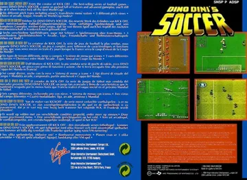 Dino Dini's Soccer! (Europe) (En,Fr,De) box cover back